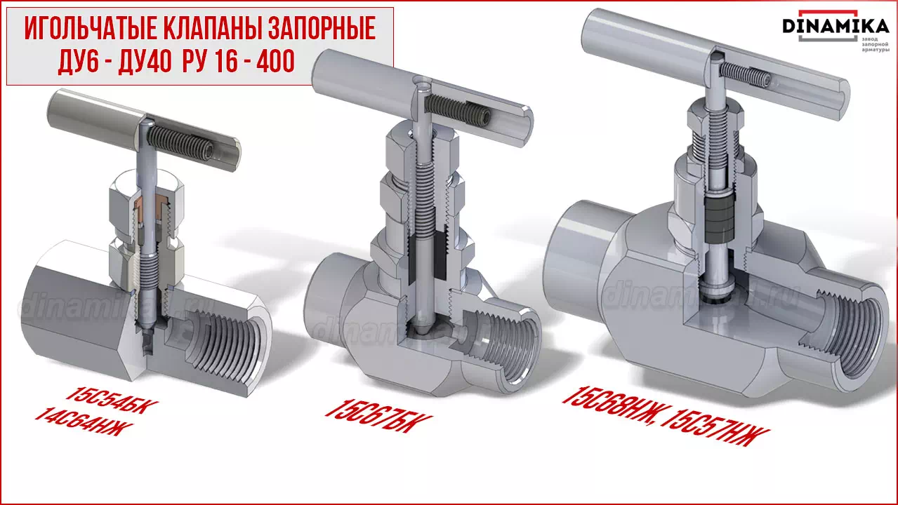 Резьбовые клапаны игольчатые муфтовые в Таганроге